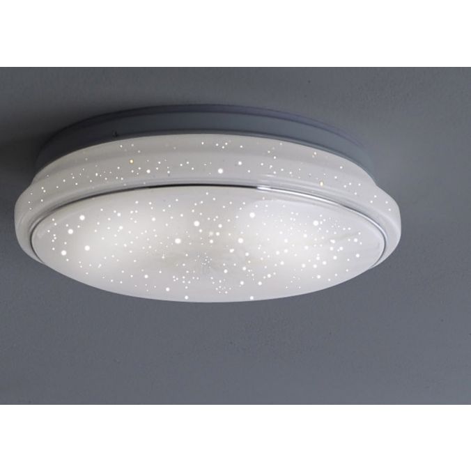 Paul Neuhaus LED Deckenleuchte Ø35cm rund Sternenhimmel Farbwechsel CCT Memoryfunktion Neueste Mode