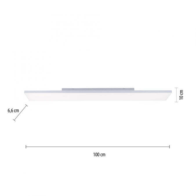 Paul Neuhaus LED-Panel, 100x10cm, rahmenlos, Deckenleuchte, ultraflach, CCT-Steuerung Exklusive Angebote