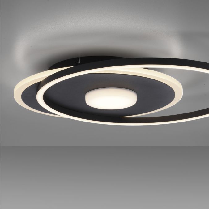 Paul Neuhaus LED Deckenleuchte rund Switchmo schwarz 3 Stufen Dimmung modern Wochenangebot