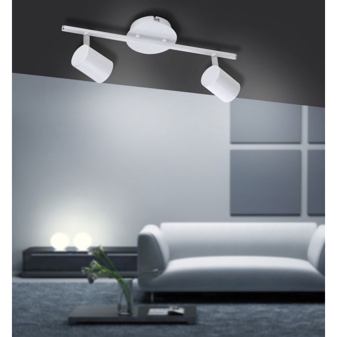 Paul Neuhaus LED-Deckenleuchte, weiß, 2 verstellbare Leuchtköpfe, warmweiße Lichtfarbe Neueste Stile