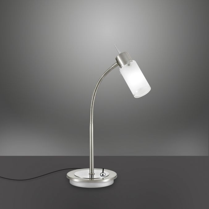 Paul Neuhaus LED-Tischleuchte, stahl, inkl. Kippschalter, modern, inkl. Glasschirm Bis zu 50% Rabatt