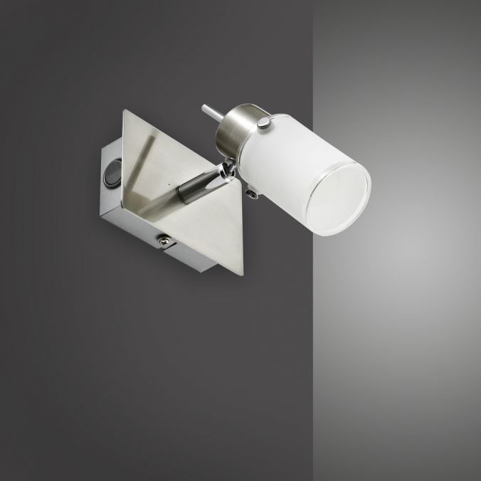 Paul Neuhaus LED-Wandleuchte, verstellbaren Leuchtkopf, Wippschalter, satiniertes Glas Bis zu 60% Rabatt