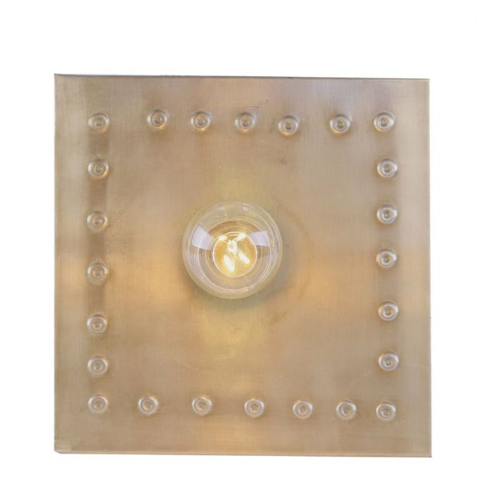 Paul Neuhaus Deckenleuchte, gold, antike Optik, Vintagestil, quadratische Form, modern Nur für heute