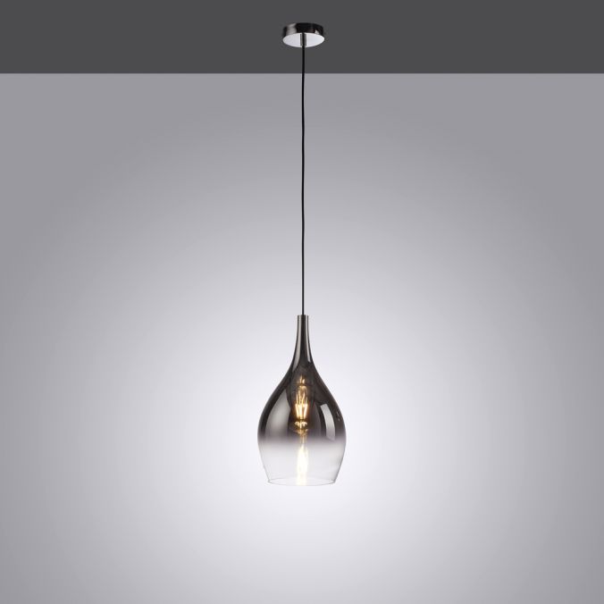 Paul Neuhaus LED Pendelleuchte 1 flammig schwarz verchromt Farbverlauf Esstischlampe 2025