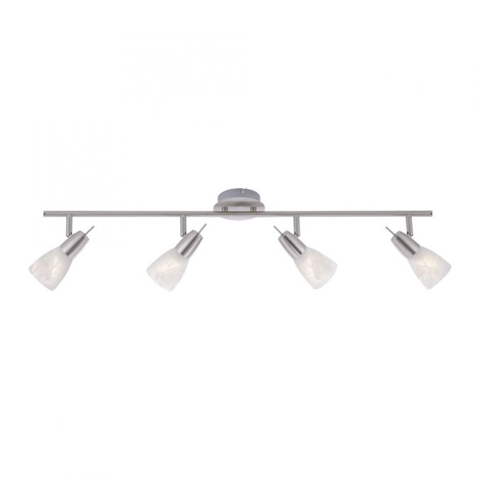 Paul Neuhaus LED-Deckenleuchte, stahlfarben, warmweiße Lichtfarbe, 4 flammig, modern Verkauf