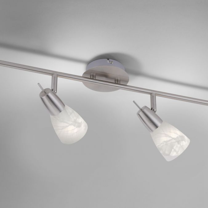 Paul Neuhaus LED-Deckenleuchte, stahlfarben, warmweiße Lichtfarbe, 4 flammig, modern Verkauf