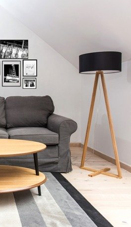 Ragaba TALES Ashwood Floor Lamp - Black Lampshade Wochenangebot