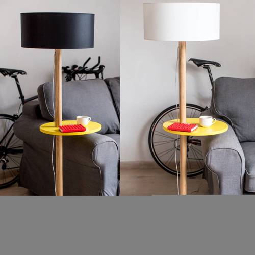 Ragaba UFO Floor Lamp 45x150cm Sea Green / Black Lampshade Kostenlose Rückgabe