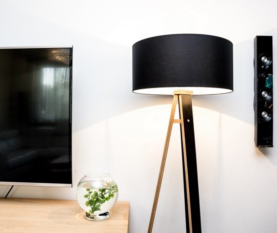 Ragaba WANDA Floor Lamp 45x140cm - Yellow / White Lampshade Letzte 3 Tage
