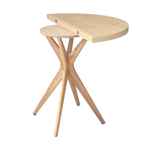 Ragaba JUBI Halfround Extendable Table diam. 90cm Ashwood Im Verkauf