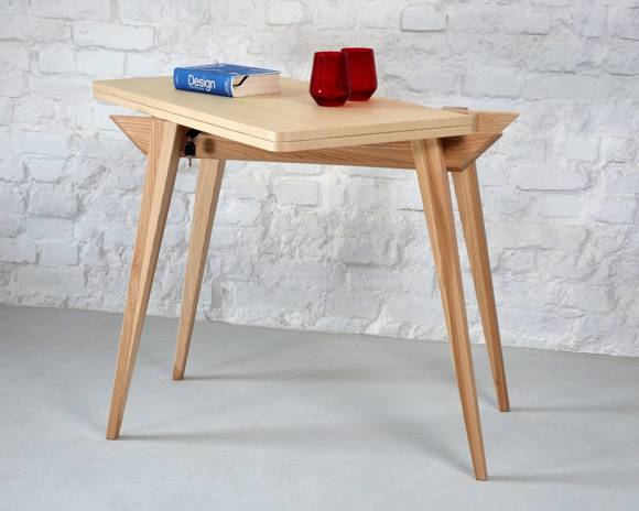 Ragaba ENVELOPE Extendable Console Table 45x90cm Ashwood Meist gekauft