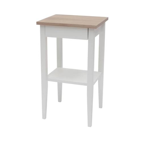 Ragaba ENTLIK Bedside Table 40x35x70cm White Oak Black Friday