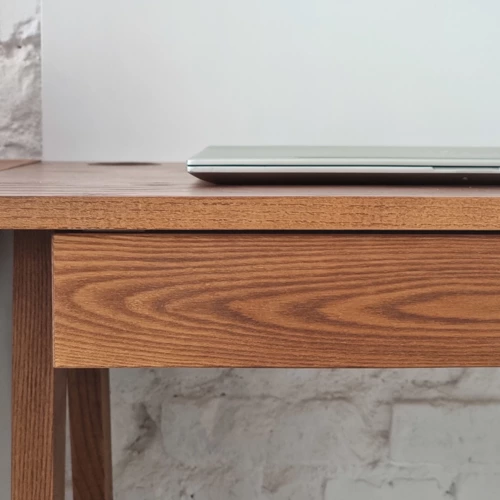 Ragaba LUKA Ashwood Writing Desk 65x50cm with Drawer Oak stained Weihnachtsangebot