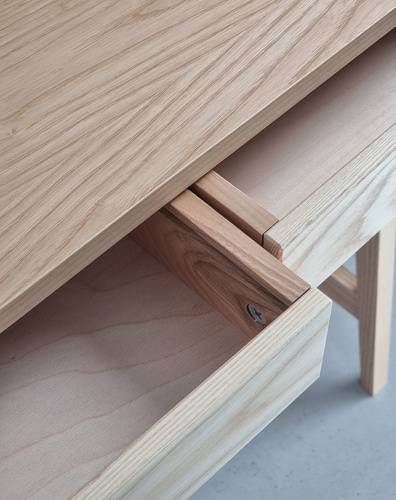 Ragaba LUKA Ashwood Writing Desk 85x50cm with 2 Drawer Osterangebot