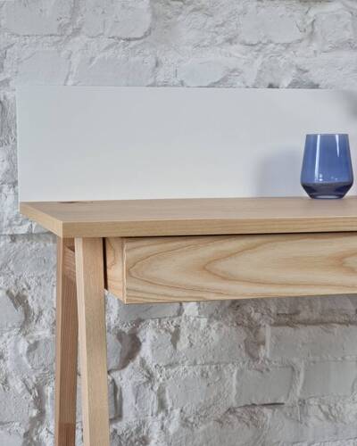 Ragaba LUKA Ashwood Writing Desk 85x50cm with 2 Drawer Osterangebot