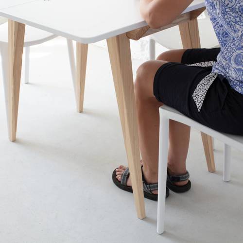Ragaba ENVELOPE Extentable Console Table 45x90cm White Heißer Verkauf