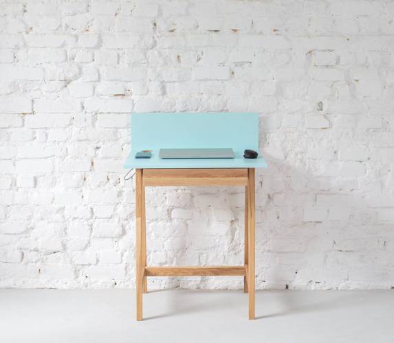 Ragaba LUKA Writing Desk 65x50cm with Drawer Oak Broom Yellow Letzte 2 Tage