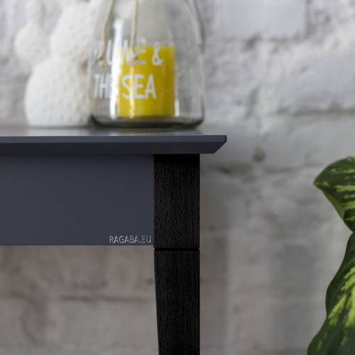 Ragaba MIMO Writing Desk 105x40cm Black Legs Beaver Brown Bis zu 50% Rabatt