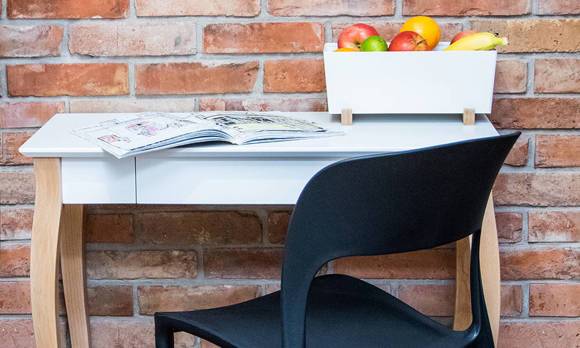 Ragaba LILLO Writing Desk 85x40cm Gentle Blue Sonderangebot der Fabrik