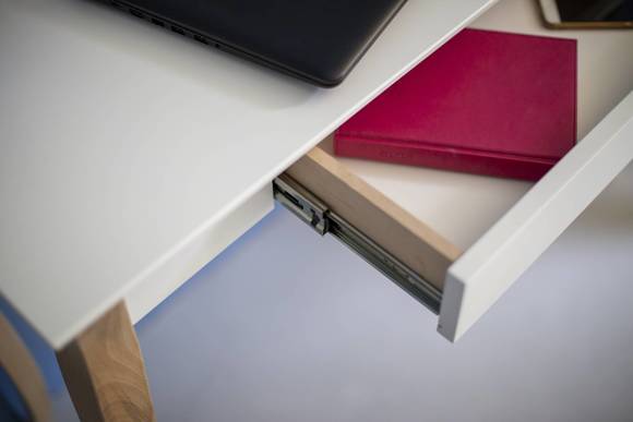 Ragaba LILLO Writing Desk 65x40cm Brown Beige Discount Store für neue Produkte