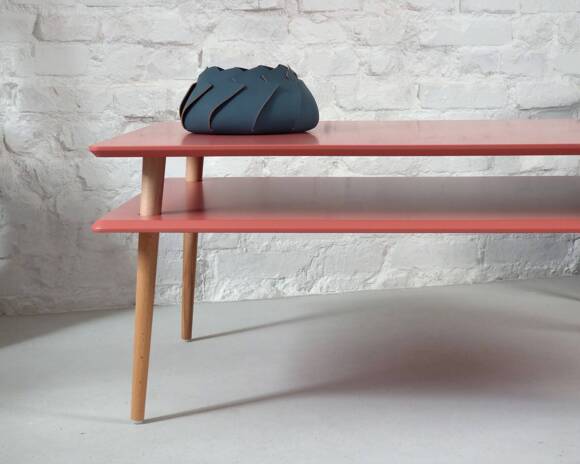 Ragaba KORO HIGH Coffee Table W110 x D70cm Antique Pink Riesige Rabatte