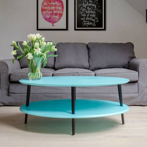 Ragaba OVO low Coffee Table W 110 x D 70cm - Sage Green 50% Rabatt mit kostenlosem Versand