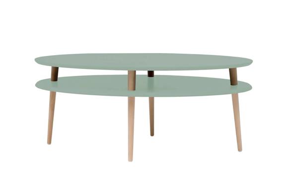 Ragaba OVO HIGH Coffee Table W 110 x D 70cm Sage Green Clearance-Verkauf