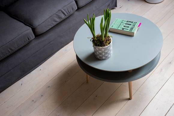 Ragaba UFO Coffee Table diam. 70cm x height 61cm Sage Green Kostenloser Versand international