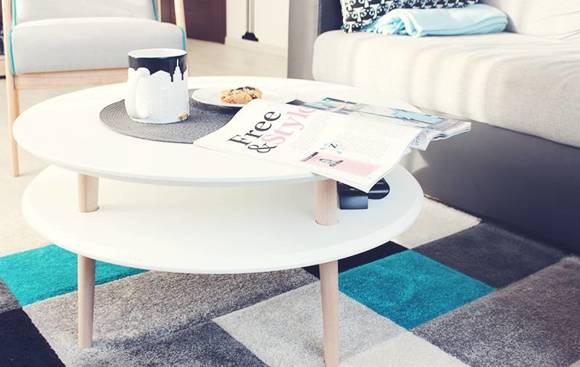 Ragaba UFO Coffee Table diam. 70cm x height 61cm Sage Green Kostenloser Versand international