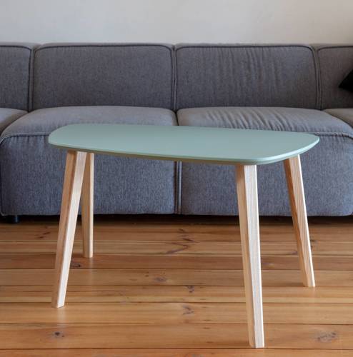 Ragaba Endocarp Coffee Table 110x66x45cm - Brown Beige / Ashwood Black Friday Preise