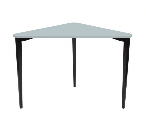 Ragaba NAJA Corner Desk W114 x L85 x H75cm Black Legs Light Grey zollfrei