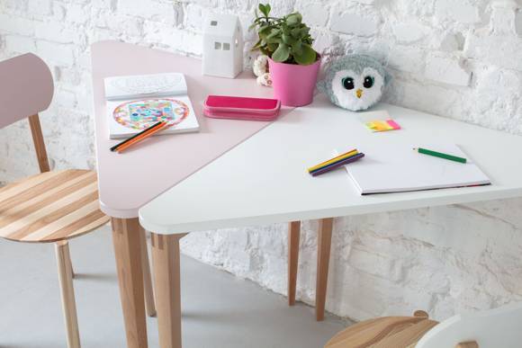 Ragaba NAJA Corner Desk W114 x L85 x H75cm Dusky Pink 50% Rabatt für begrenzte Zeit
