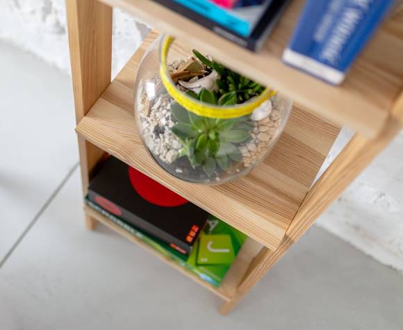 Ragaba ASHME Wooden Ladder Shelf 45x35x180cm Angebote