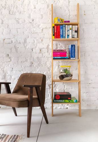 Ragaba ASHME Wooden Ladder Shelf 45x35x180cm Angebote