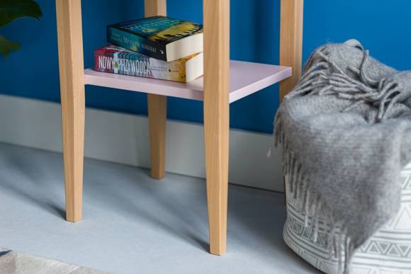 Ragaba ENTLIK Bedside Table 40x35x70cm - Dusky Pink Meist gekauft