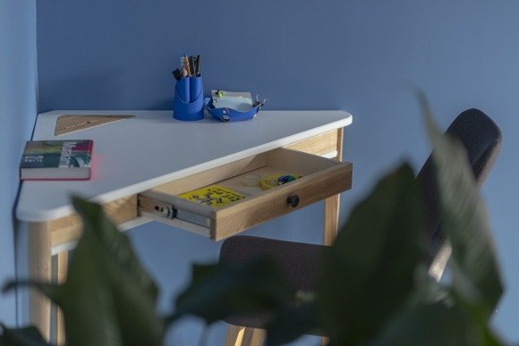 Ragaba ASHME Corner Desk 114x85x85cm - White Blitzverkäufe