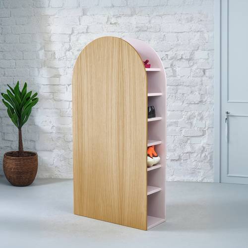Ragaba JUBI Narrow Shoe Cabinet 65x25cm Powder Pink