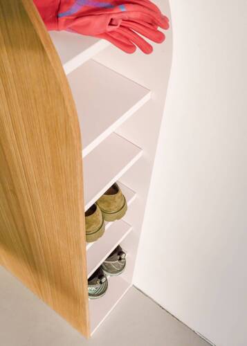Ragaba JUBI Narrow Shoe Cabinet 65x25cm White Großer Ausverkauf