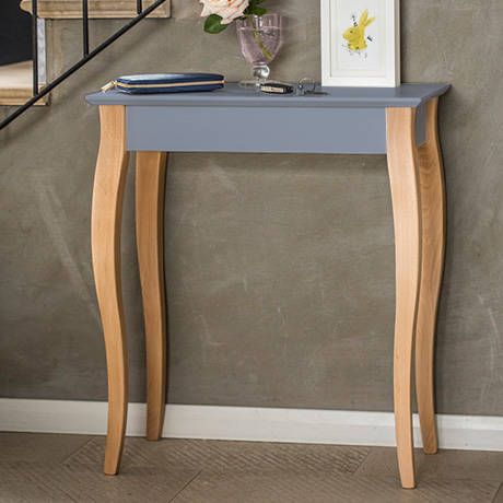 Ragaba Console LIILO 65x35cm White Legs / Graphite Online Shopping