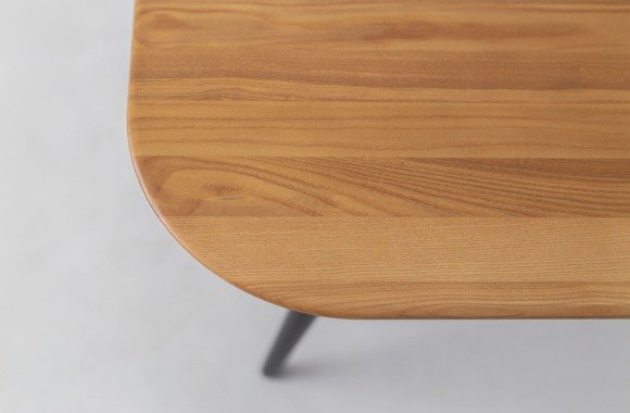 Ragaba CONTRAST Dining Table 180x90x75cm - Oak / Black Legs Muttertagsangebot