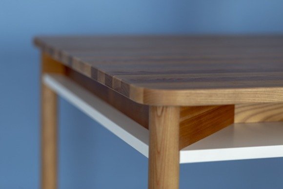 Ragaba ZEEN Dining Table with Shelf 140x90x75cm - Oak Vatertagsangebot