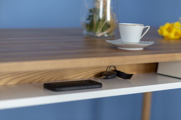 Ragaba ZEEN Dining Table with Shelf 140x90x75cm - Oak Vatertagsangebot