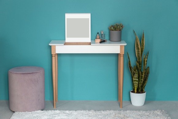 Ragaba MAMO Dressing Table with Mirror - 85x35cm Graphite Heißer Verkauf