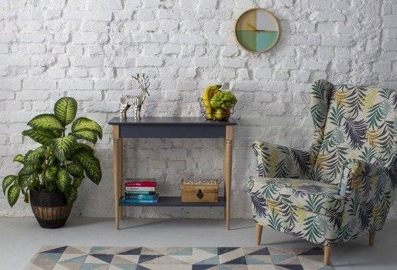 Ragaba MAMO Console Table 85x35cm - Graphite Exklusive Angebote