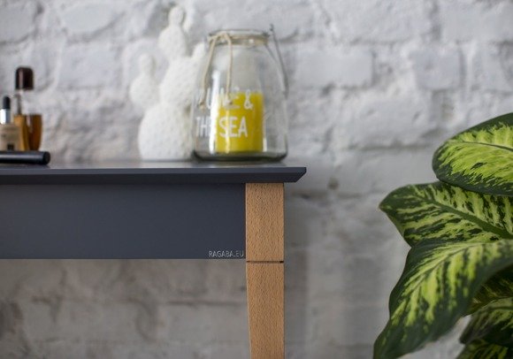 Ragaba MIMO Console Table with Shelf 85x35cm - White Blitzangebot