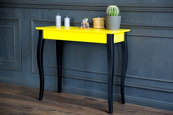 Ragaba LILLO Console Table - 105x35cm Black Legs / Graphite VIP-Rabatte