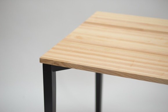 Ragaba TRIVENTI Ashwood Dining Table 80x80cm - Black Round Legs Kostenlose Rückgabe
