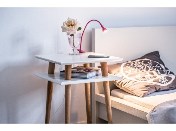 Ragaba SQUARE Coffee Table 43x43x61cm - White Neueste Stile