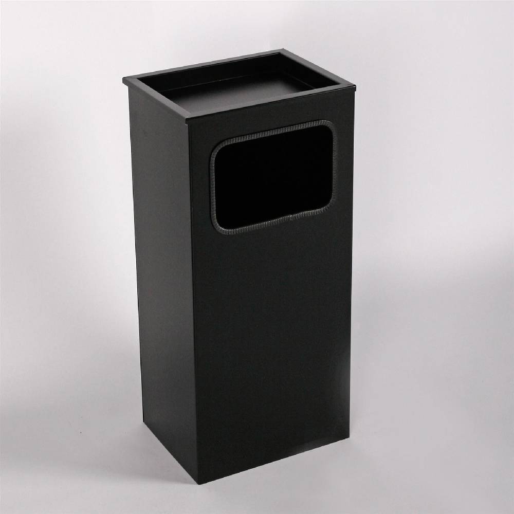 Szagato Aschenbecher mit Mülleimer Classic 62x30x23cm 12 ltr Schwarz inkl. Inneneimer SZAGATO Standascher Aschenbecher Abfalleimer Mülleimer mit Aschenbecher Riesige Ersparnisse