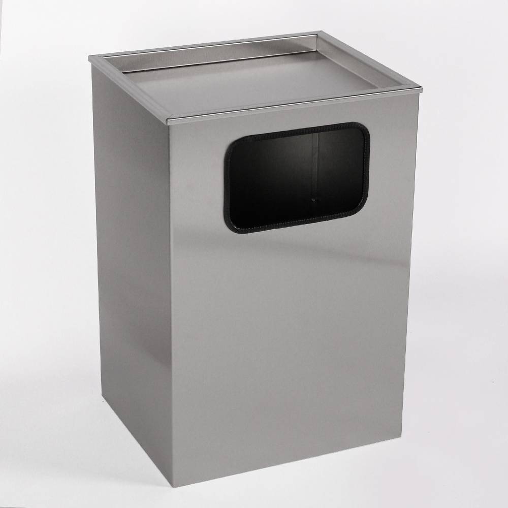 Szagato Aschenbecher mit Mülleimer Classic 62x40x33cm 28 ltr Edelstahl inkl. Inneneimer SZAGATO Standascher Abfalleimer Mülleimer Aschenbecher Abfallsammler VIP-Rabatte